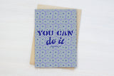example of artwork to download blue "you can do it"